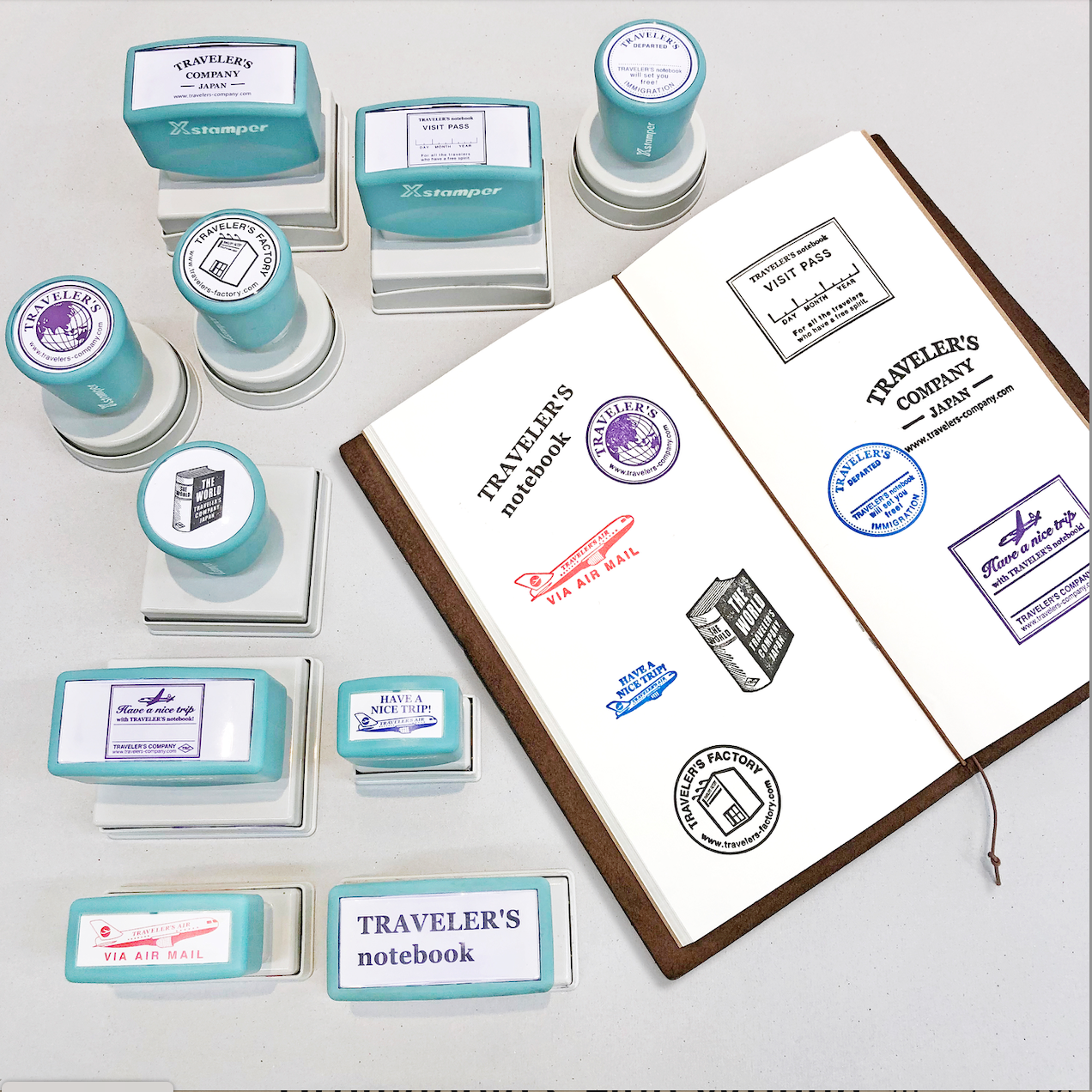 TRAVELER'S notebook Stamp Caravan August 2025