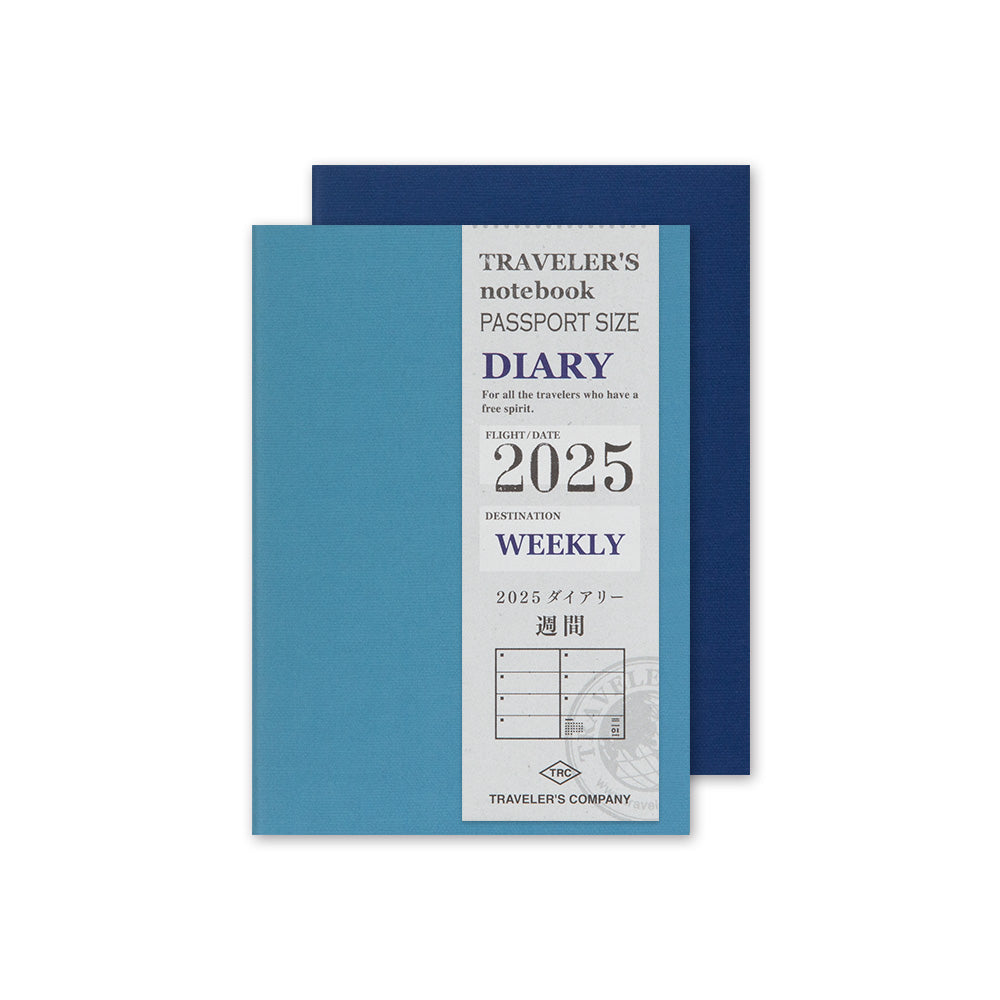 TRAVELER'S notebook Refill- Passport Size- 2025 Weekly Diary