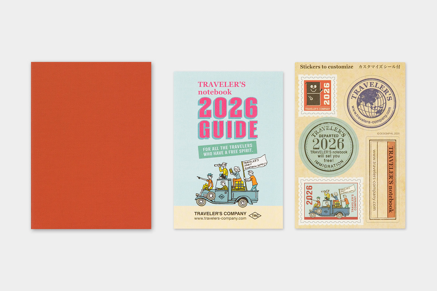 TRAVELER'S notebook Passport Size 2026 Monthly Diary