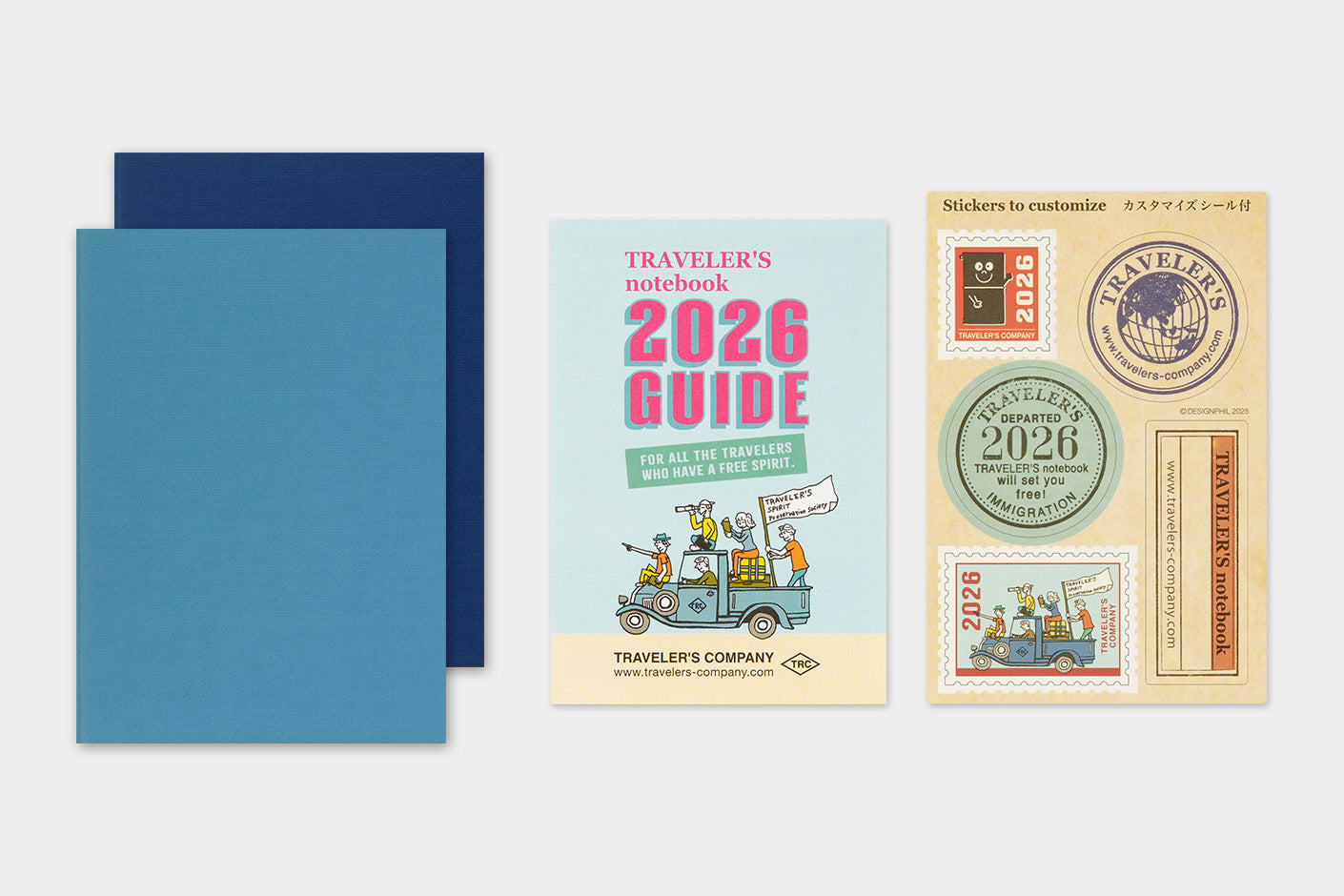 TRAVELER'S notebook Refill- Passport Size- 2026 Weekly Diary