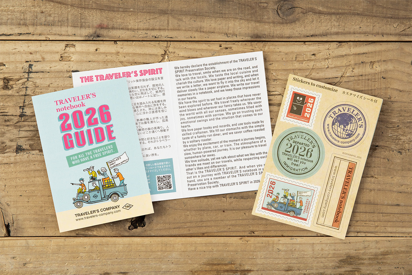 TRAVELER'S notebook Refill- Passport Size- 2026 Weekly Diary