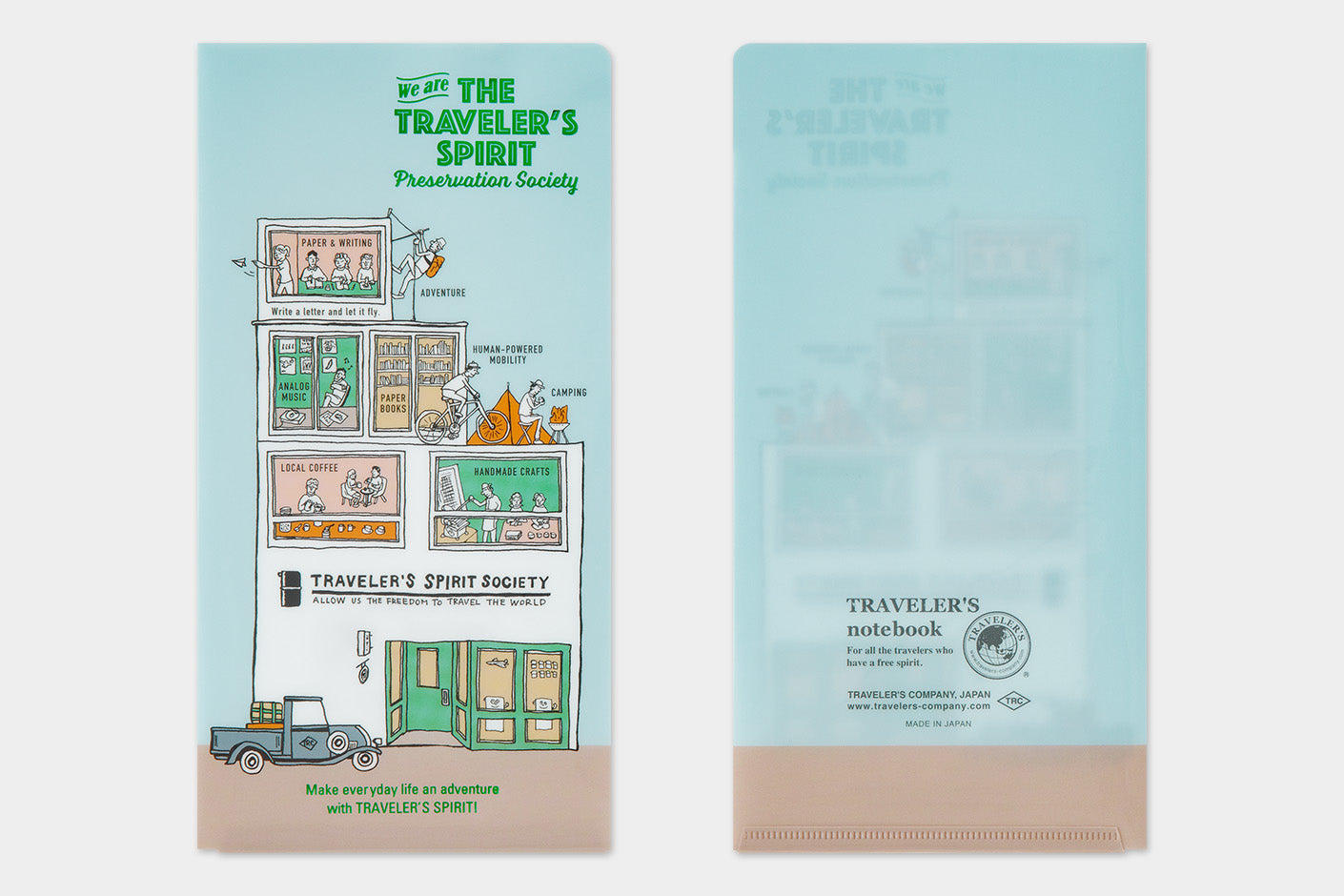 TRAVELER'S notebook 2026 Regular Size Clear Folder