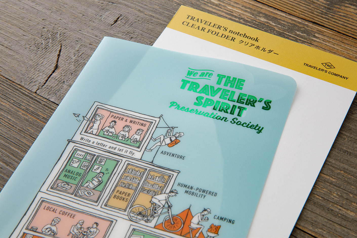 TRAVELER'S notebook 2026 Regular Size Clear Folder