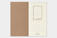TRAVELER'S notebook Refill- Regular Size- 2027 Weekly Calendar and Memo Diary showing inside front cover
