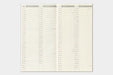 TRAVELER'S notebook Refill- Regular Size- 2027 Weekly Calendar and Memo Diary showing day at a glance page examples
