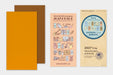 TRAVELER'S notebook Refill- Regular Size- 2027 Weekly Vertical Diary image showing front and back covers, sticker page, and guide.
