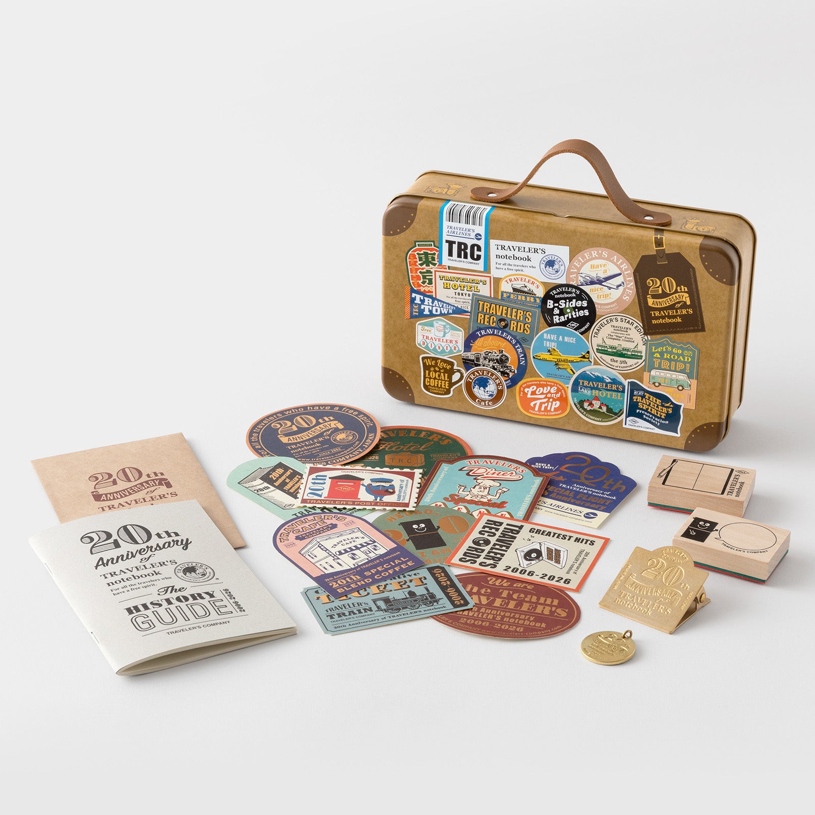 TRAVELER'S notebook 20th Anniversary Customization Set - Available July 1, 2026