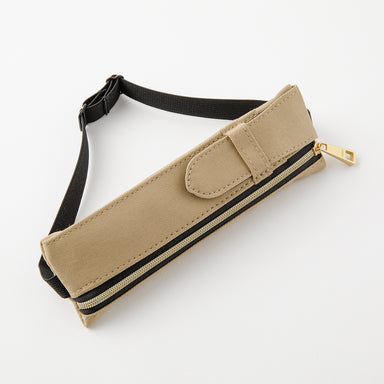 image of Midori Book Band Pen Case- Beige