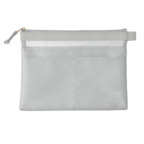 Kleid Mesh Carry Pouch in Light Grey- 7x9 inches