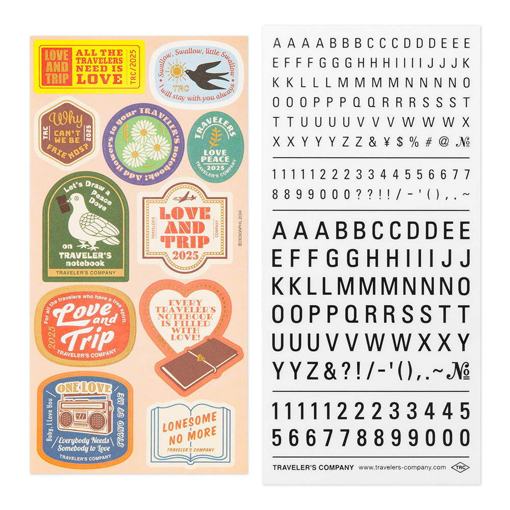 TRAVELER'S notebook 2025 Sticker Collection