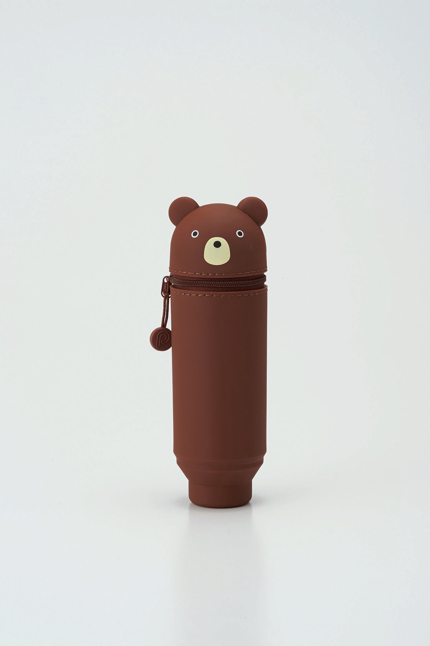 Punilabo Stand Up Pen Case- Brown Bear
