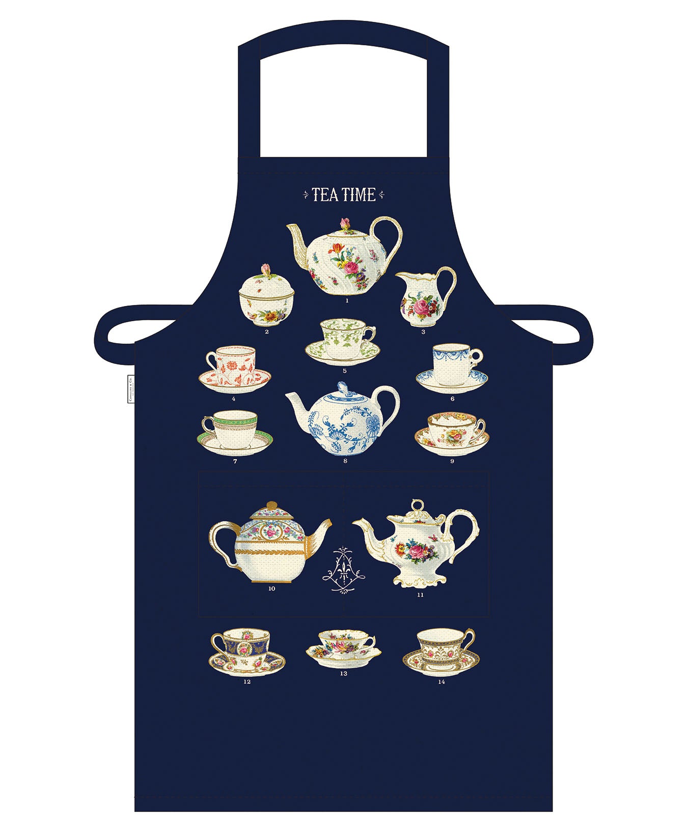 Cavallini & Co. Tea Time Cotton Apron
