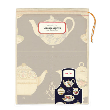 Cavallini & Co. Tea Time Cotton Apron front package image
