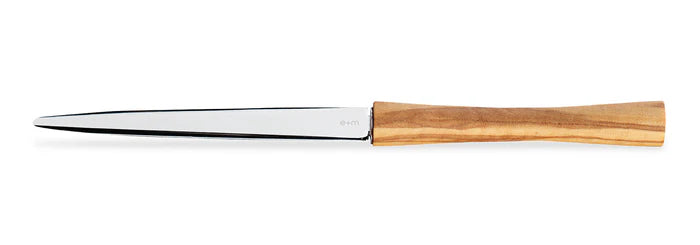 E + M Motus Letter Knife in Natural Olive or Dark Oak