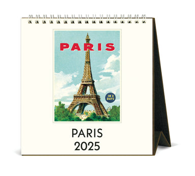 2025 Cavallini & Co. Paris Desk Calendar front cover