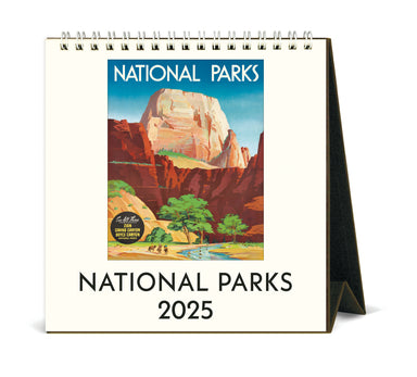 2025 Cavallini & Co. National Parks Desk Calendar front view