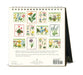 2025 Cavallini & Co. Wildflowers Desk Calendar back cover image