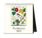 2025 Cavallini & Co. Floreale Desk Calendar front cover image