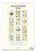 2025 Cavallini & Co. Wildflowers Wall Calendar back cover image