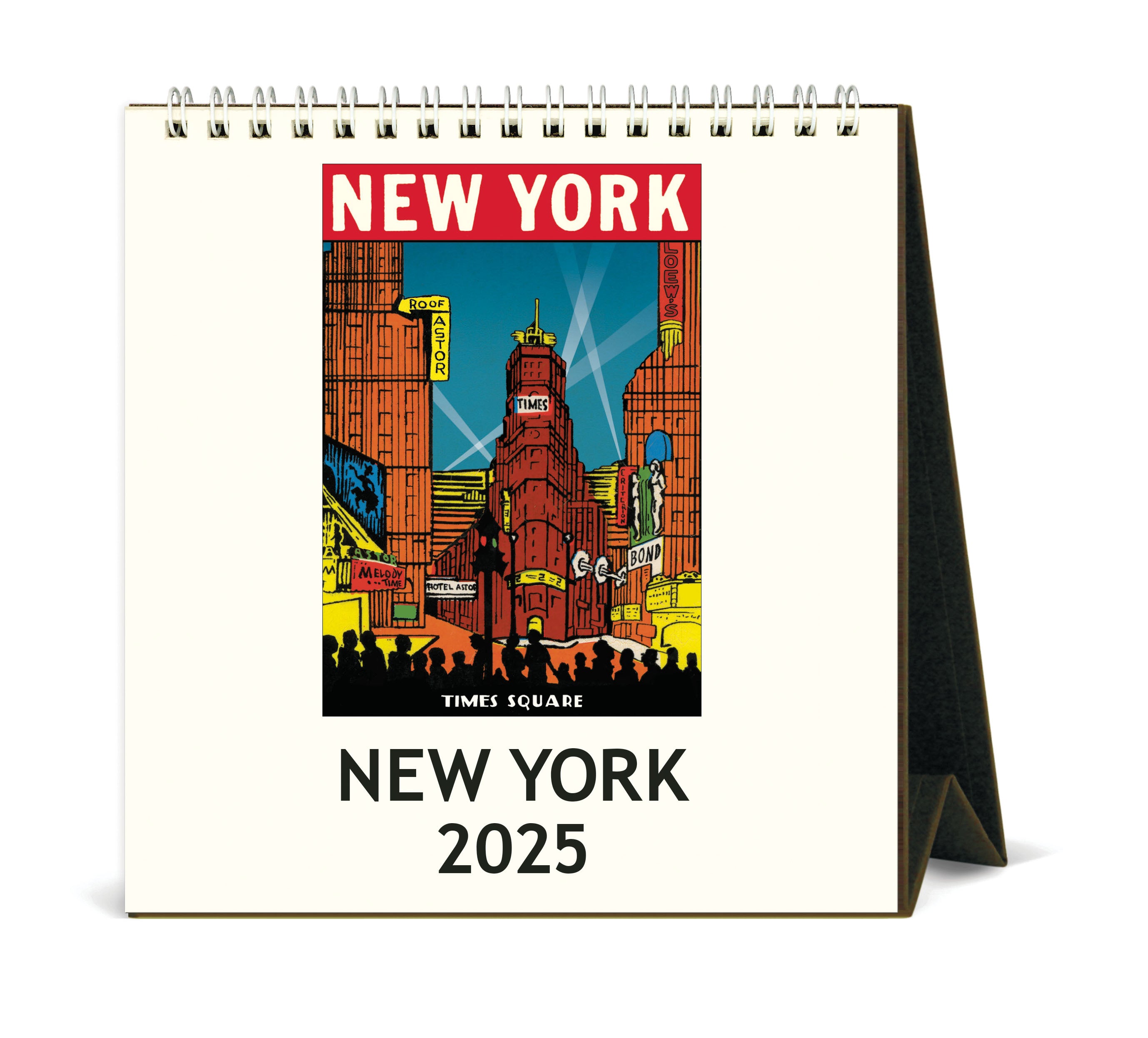 2025 Cavallini & Co. New York Desk Calendar front cover