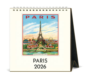 2026 Cavallini & Co. Paris Desk Calendar front cover image
