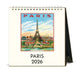 2026 Cavallini & Co. Paris Desk Calendar front cover image