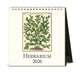 2026 Cavallini & Co. Herbarium Desk Calendar front cover image
