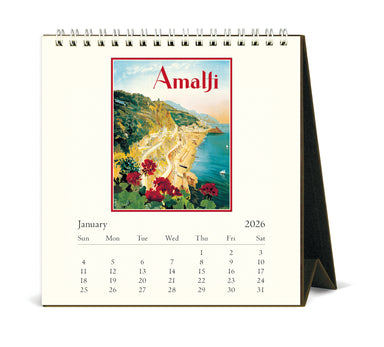 2026 Cavallini & Co. Italy Desk Calendar January image