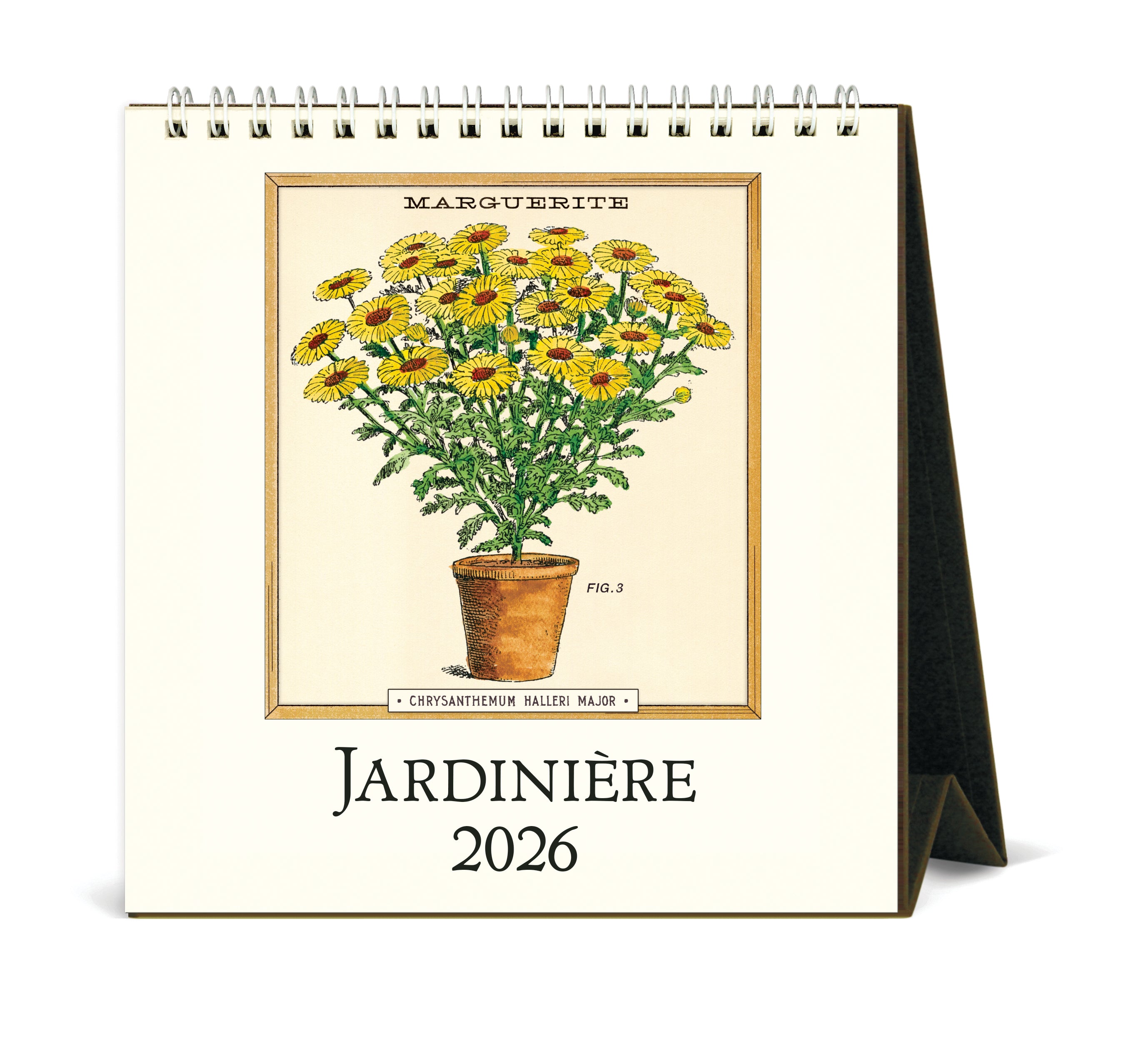 2026 Cavallini & Co. Jardiniere Desk Calendar front cover image