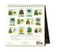 2026 Cavallini & Co. Arboretum Desk Calendar back cover image