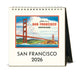 2026 Cavallini & Co. San Francisco Desk Calendar front cover image