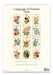 2026 Cavallini & Co. Language of Flowers Wall Calendar- back cover image