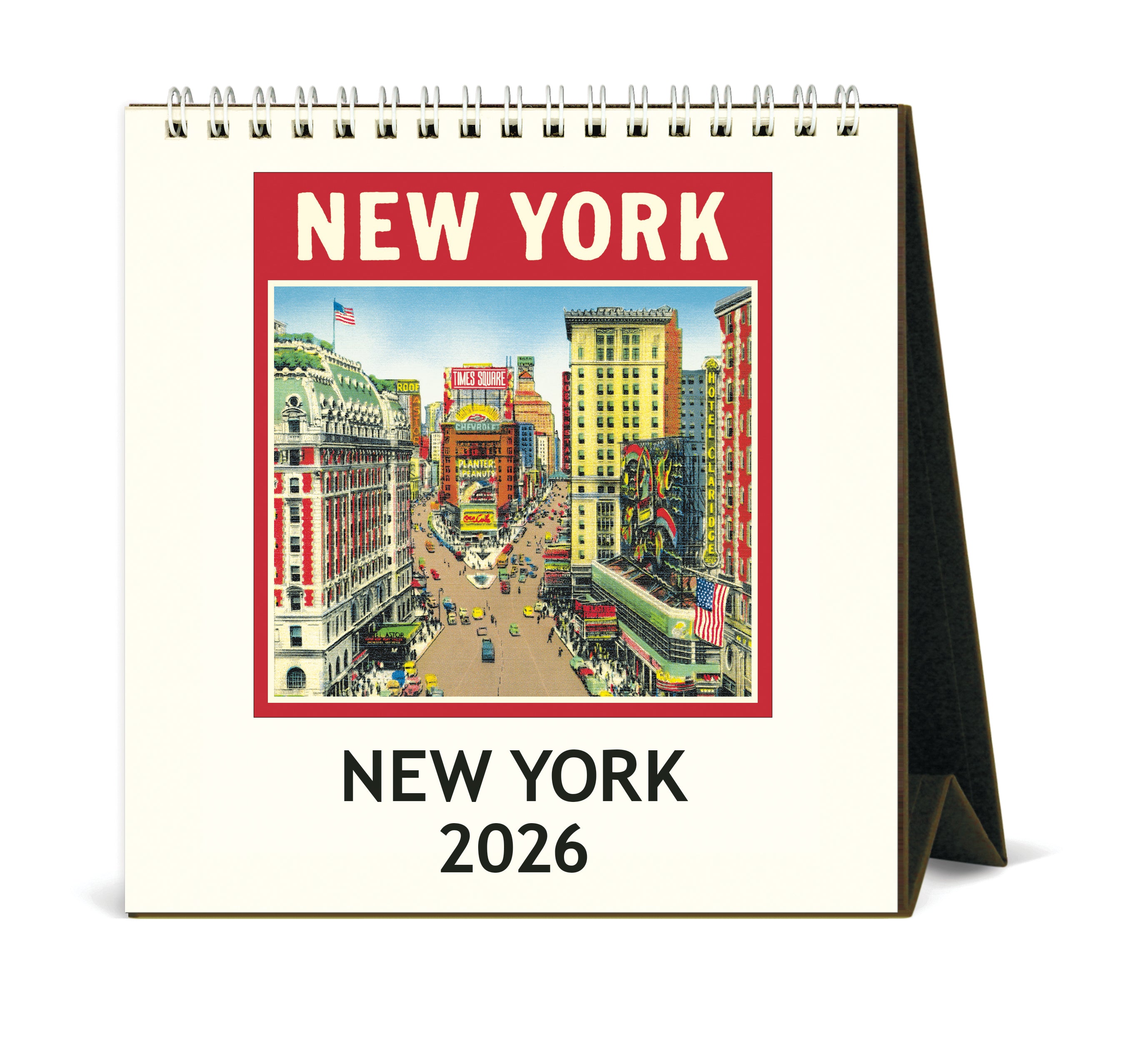 2026 Cavallini & Co. New York Desk Calendar front cover image