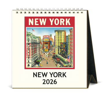 2026 Cavallini & Co. New York Desk Calendar front cover image