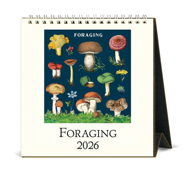 2026 Cavallini & Co. Foraging Desk Calendar front cover image