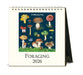 2026 Cavallini & Co. Foraging Desk Calendar front cover image