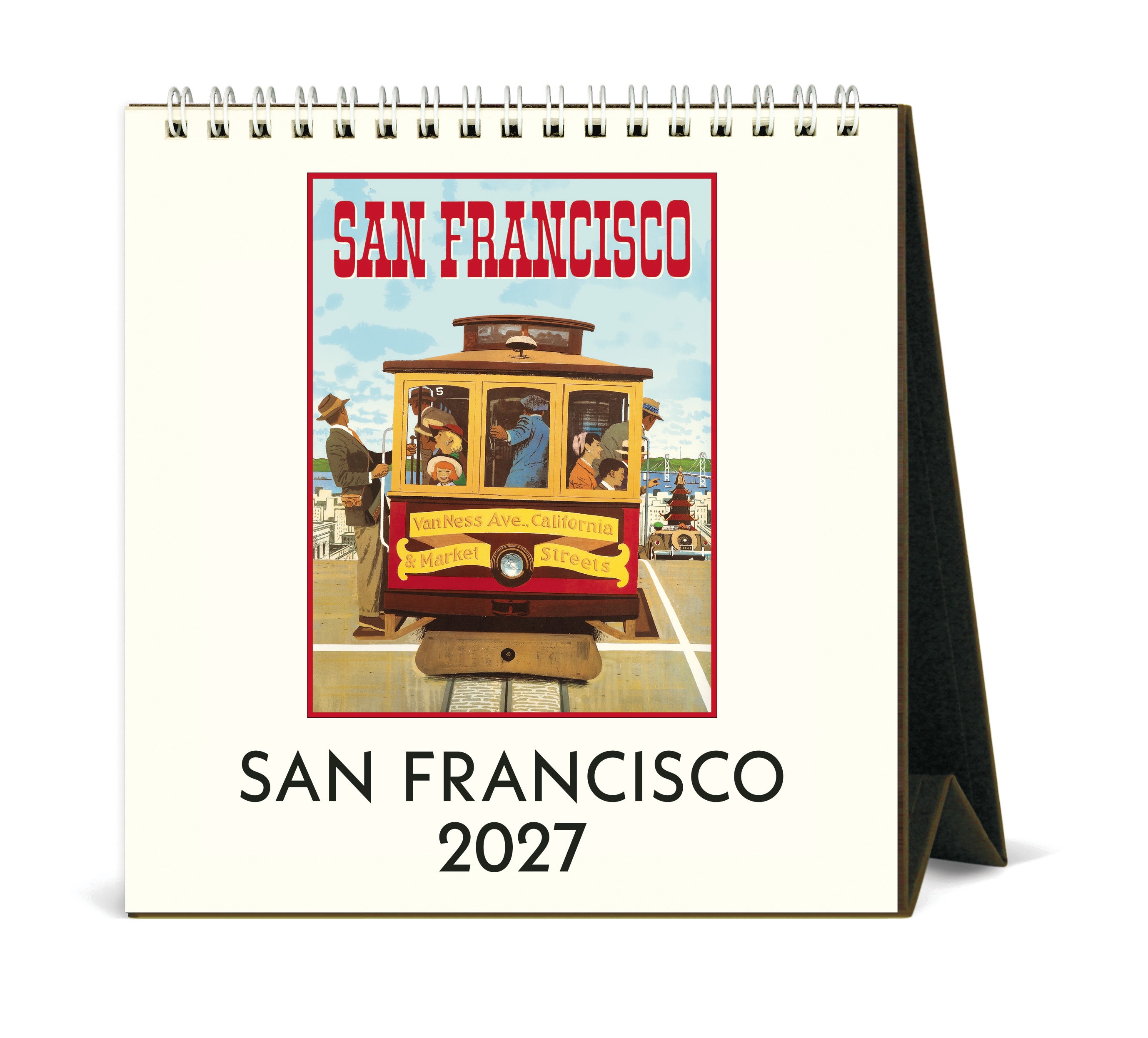 2027 Cavallini & Co. San Francisco Desk Calendar