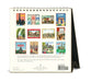 2027 Cavallini & Co. Paris Desk Calendar back cover showing all 12 months