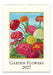 2027 Cavallini & Co. Garden Flowers Wall Calendar cover for 2027 with colorful garden flowers design on a white background