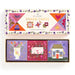 Charm Cards- Folded Victorian Pocket Notes by Joy Laforme front cover and open box shown.