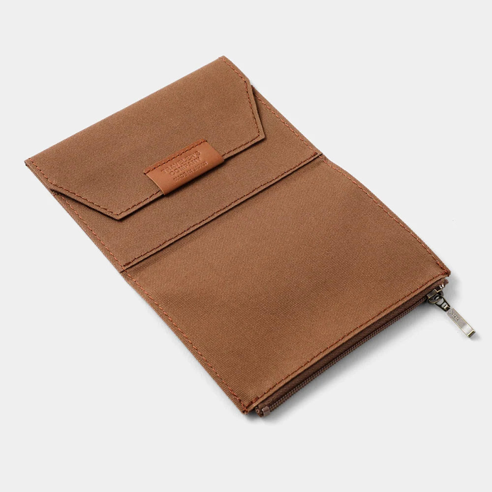 TRAVELER'S FACTORY TF Cotton Zipper Case- Passport Size