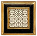 image of Cavallini & Co. 3 by 3 Inch Classico Black Florentine Frame