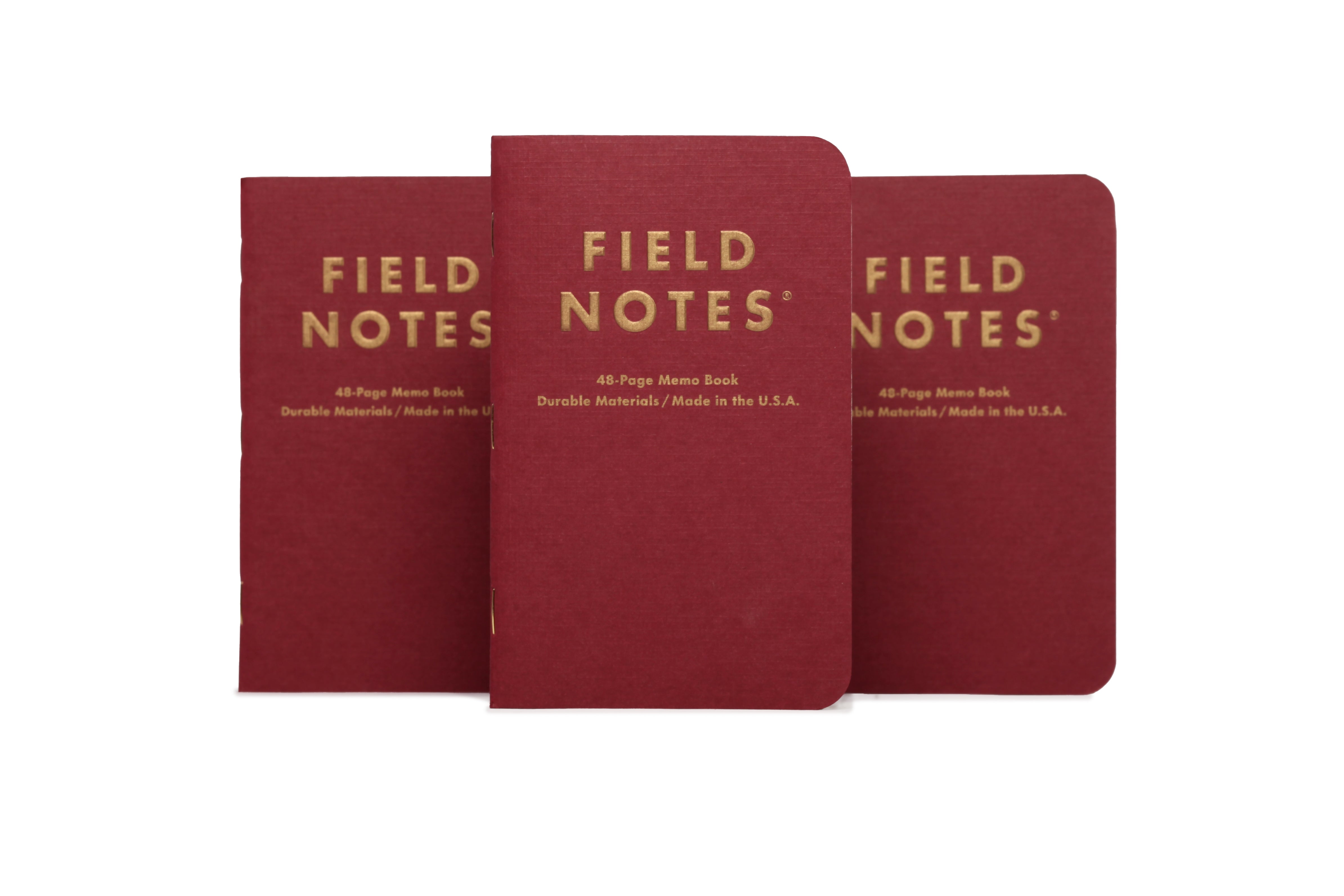 Field Notes Vintage Edition 3-Pack image showing 3 notebooks