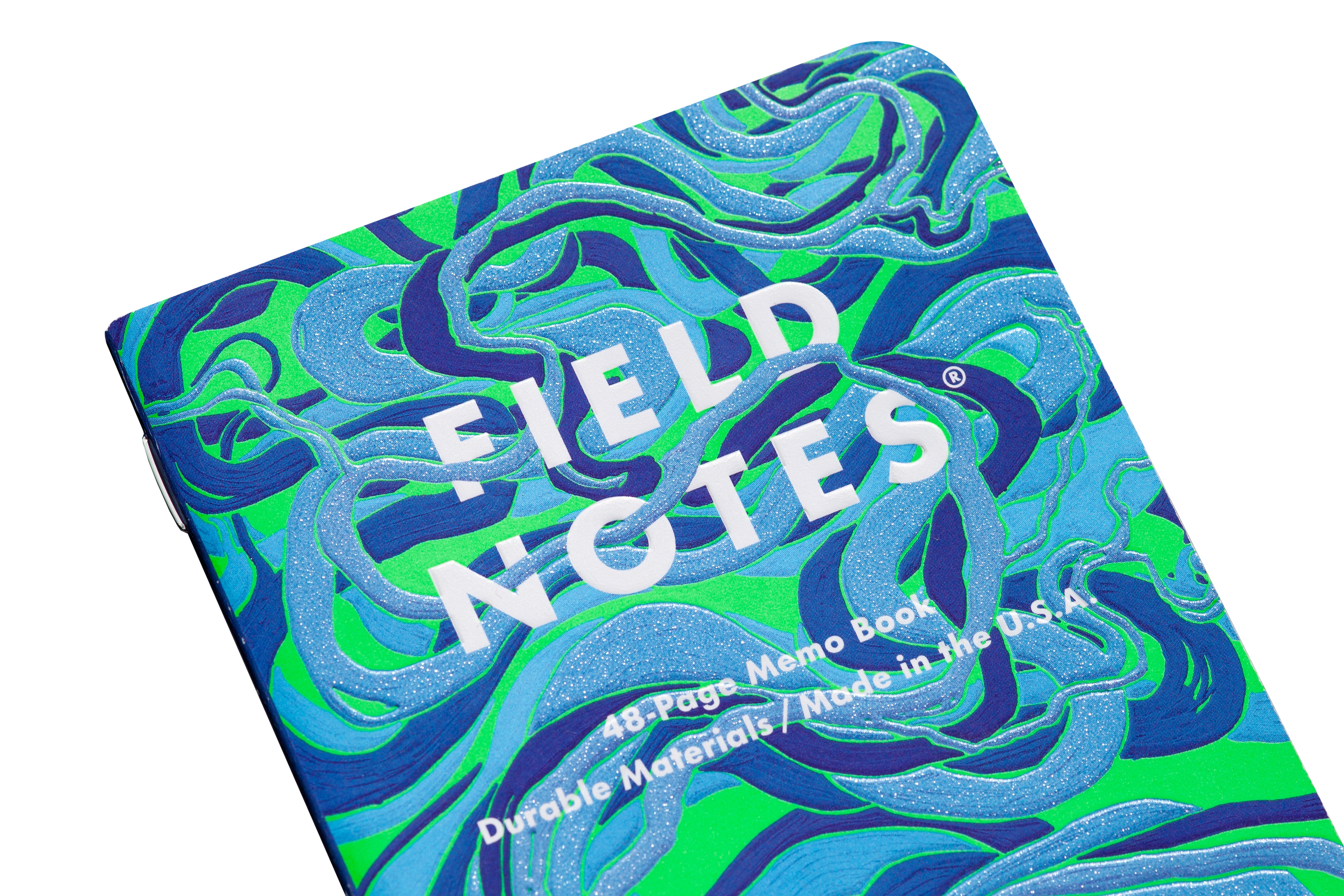 Field Notes Is a River Alive Edition 3-Pack design one close-up