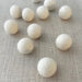 2.5cm wool felt balls- natural