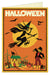 Cavallini & Co. Halloween Witch Greeting Card