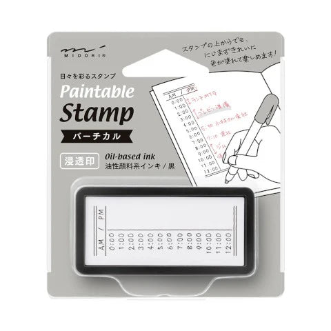 Midori Stamp Pad- Half Size Appointment Tracker shown in package
