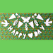 Birds, Hearts, & Words - A Banner! class sample n green background