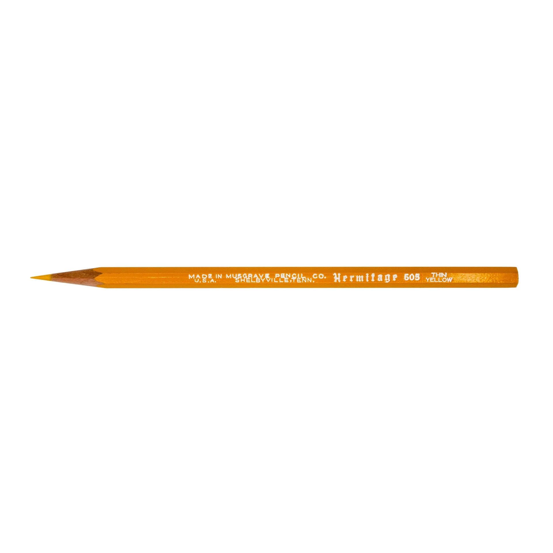Musgrave 505 Hermitage Untipped Pencil- Yellow Lead