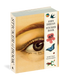 John Derian sticker book with eye illustration and decorative elements on a white background